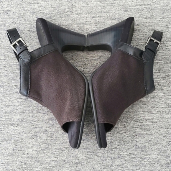 ⭐️3/ $30⭐️ A2 by Aerosoles Women's Black Open Toe Sling Back Shoes Size 5.5 - Picture 5 of 12